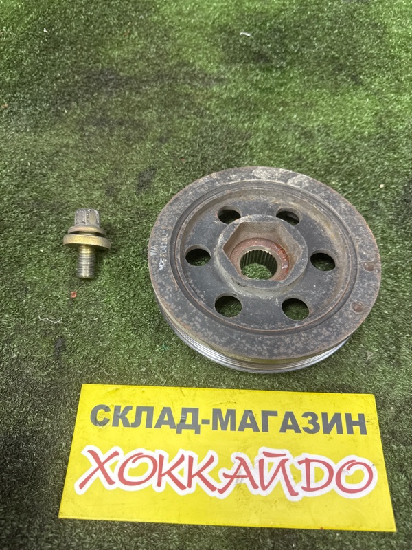 Шкив коленвала Honda FIT GD1 L13A 06.2001 (б/у)