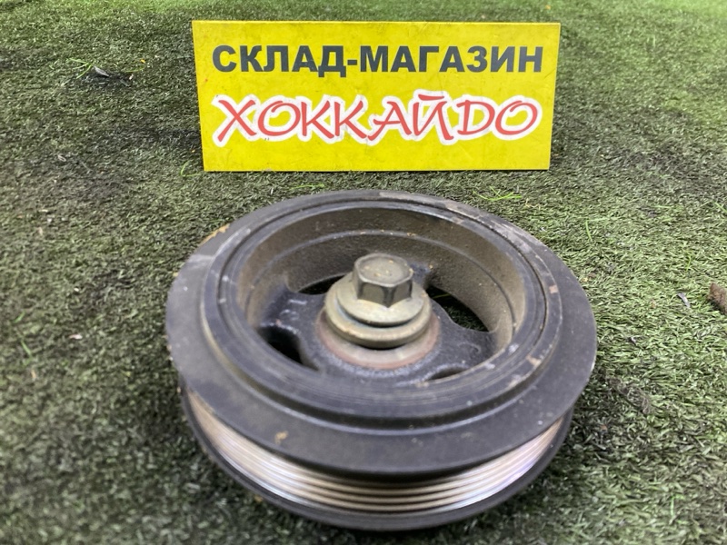 Шкив коленвала Toyota Wish ZNE10G 1ZZ-FE 01.2003 (б/у)