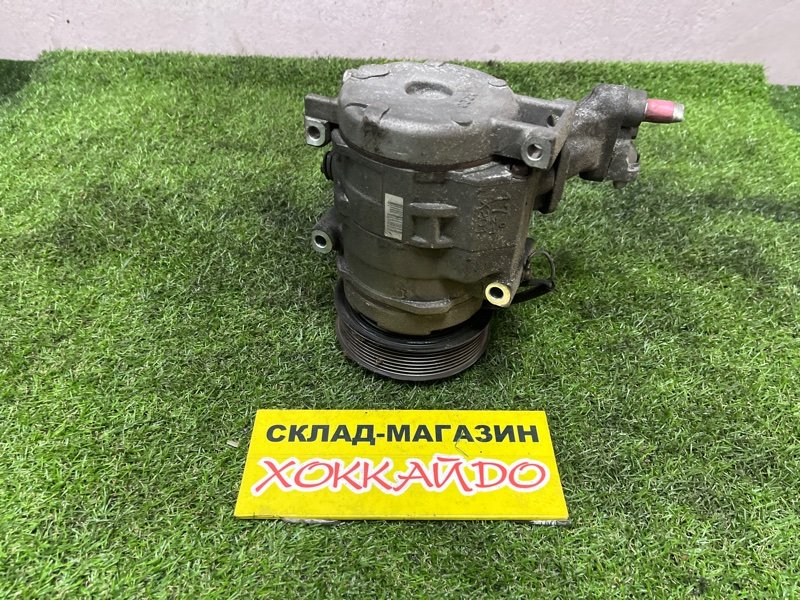 Компрессор кондиционера Toyota Gaia ACM10G 1AZ-FSE 04.2001 (б/у)