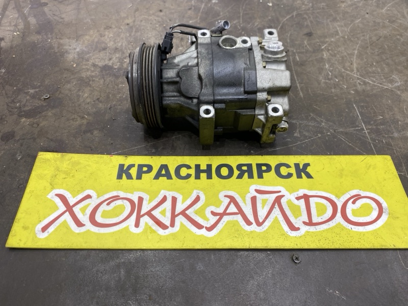 Компрессор кондиционера Toyota Vitz SCP10 1SZ-FE 01.1999 (б/у)