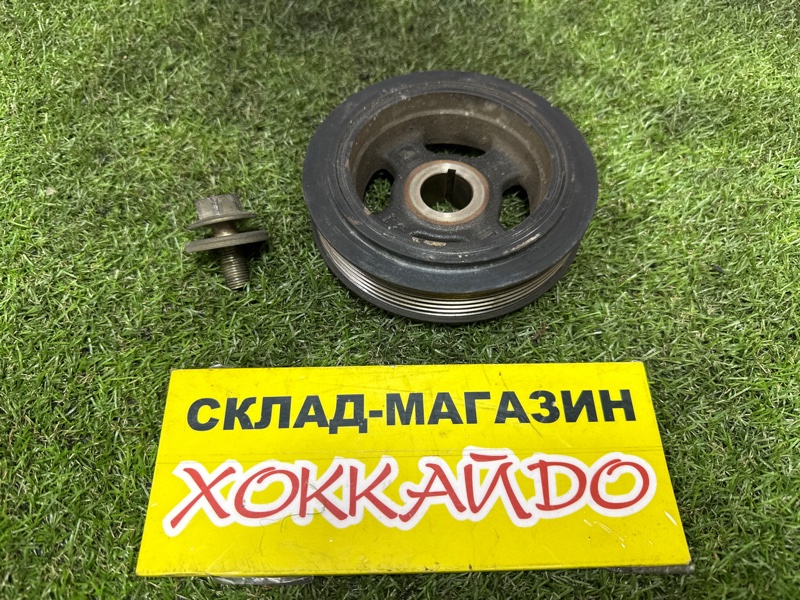 Шкив коленвала Toyota Wish ZNE10G 1ZZ-FE 01.2003 (б/у)