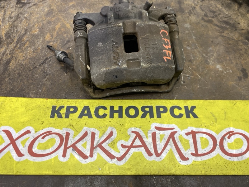 Суппорт Honda Torneo CF3 F18B 06.2000 передний левый (б/у)