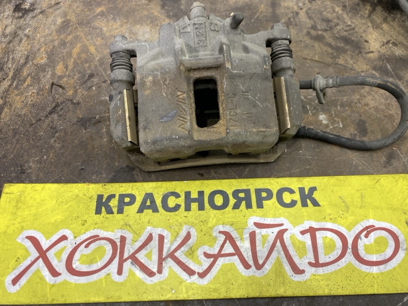Суппорт Honda Accord CL7 K20A 10.2002 передний левый (б/у)