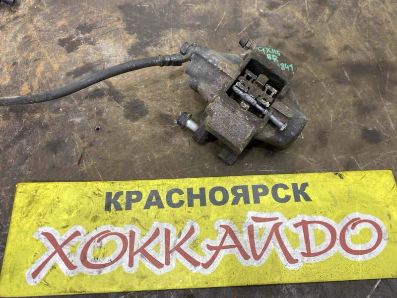 Суппорт Toyota Mark II GX115 1G-FE 10.2002 задний правый (б/у)