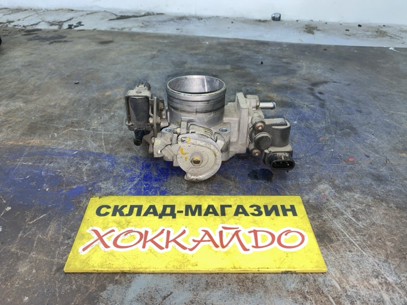 Заслонка дроcсельная Honda Edix BE1 D17A 07.2004 (б/у)