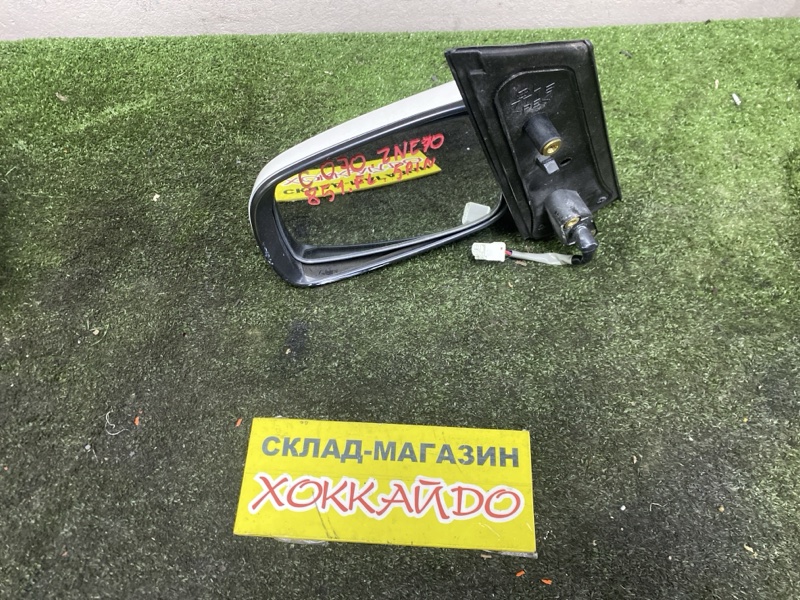 Зеркало боковое Toyota Wish ZNE10G 1ZZ-FE 09.2005 левое (б/у)