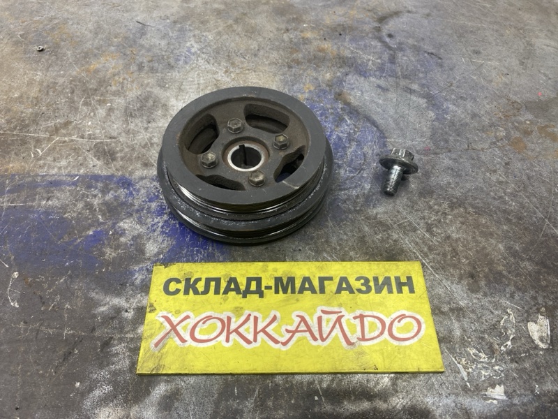 Шкив коленвала Toyota Corsa EL51 4E-FE 12.1997 (б/у)