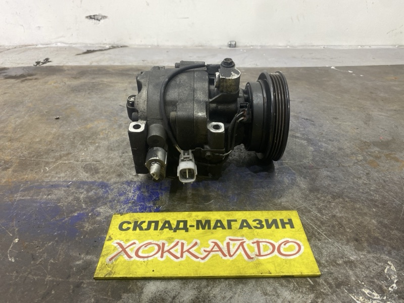Компрессор кондиционера Toyota Corsa EL51 4E-FE 12.1997 (б/у)