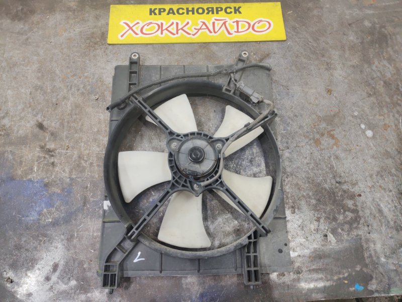 Вентилятор радиатора двигателя Honda Stepwgn RF4 K20A 06.2003 левый (б/у)
