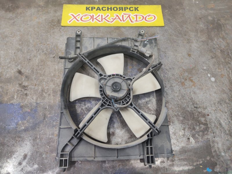 Вентилятор радиатора двигателя Honda Stepwgn RF5 K20A 06.2003 левый (б/у)
