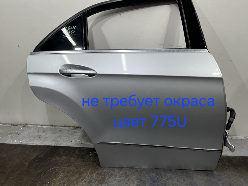 Дверь боковая Mercedes-Benz E-Class W212 M271 DE18 EVO 05.2009 задняя правая (б/у)