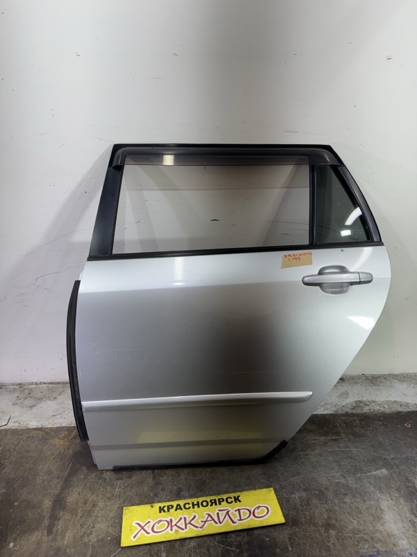 Дверь боковая Toyota Corolla Fielder NZE121G 1NZ-FE 08.2000 задняя левая (б/у)