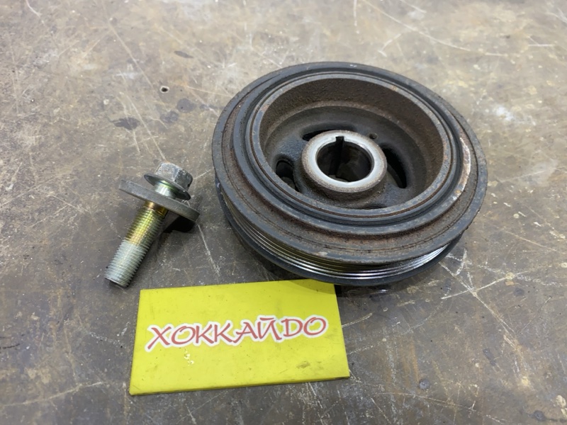 Шкив коленвала Toyota Vista Ardeo SV50G 3S-FSE 04.2000 (б/у)