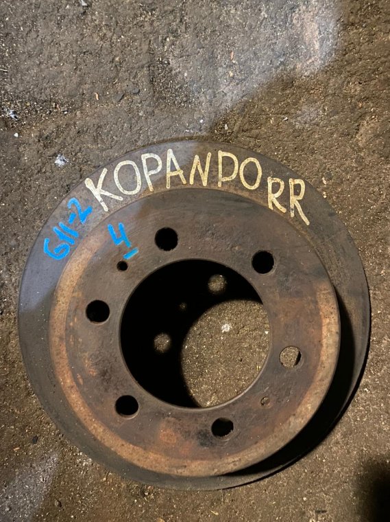 Тормозной диск Ssangyong Korando KJ OM661 1996 задний правый