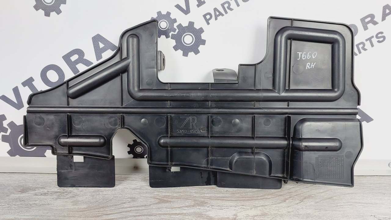 Дефлектор радиатора правый Toyota Avensis 2007 T250 1ZZFE 5329305050 контрактная