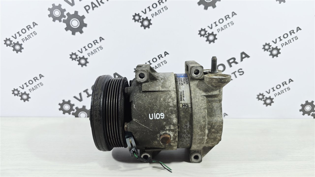 Компрессор кондиционера Chevrolet Lacetti 2007 J200 F16D3 96813346 контрактная
