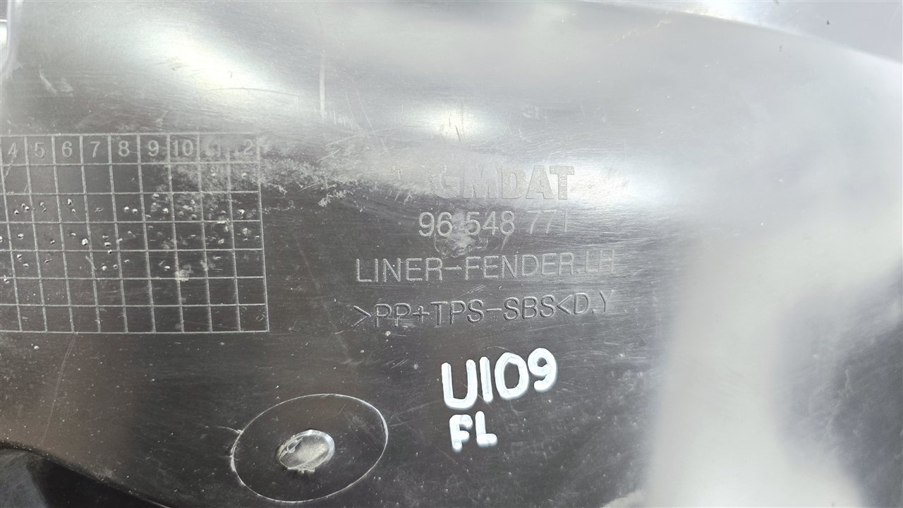 Подкрылок передний левый Lacetti 2007 J200 F16D3