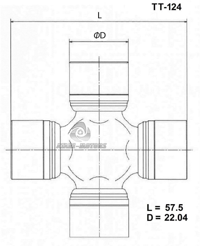 Крестовина карданного вала