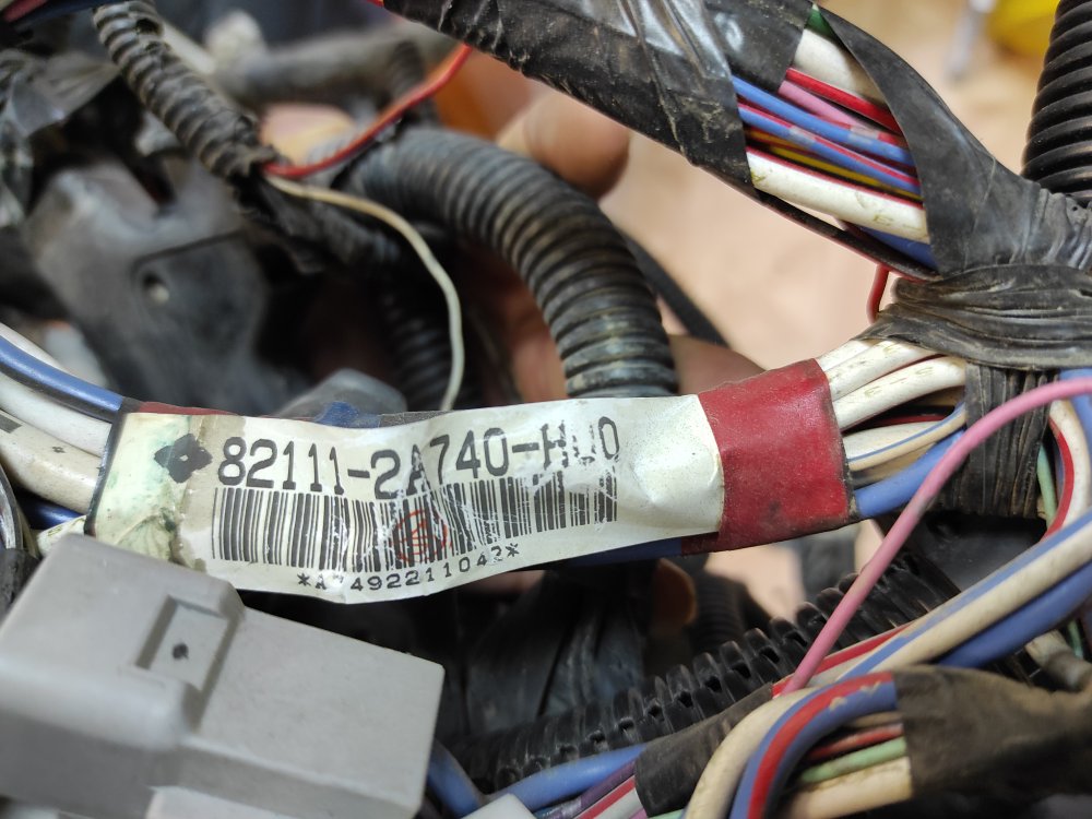 Проводка подкапотная морды передняя mark2 1994 JZX90 1JZGE