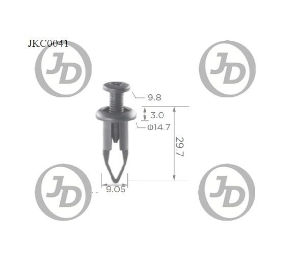Клипса крепежная TOYOTA JKC0041 новая