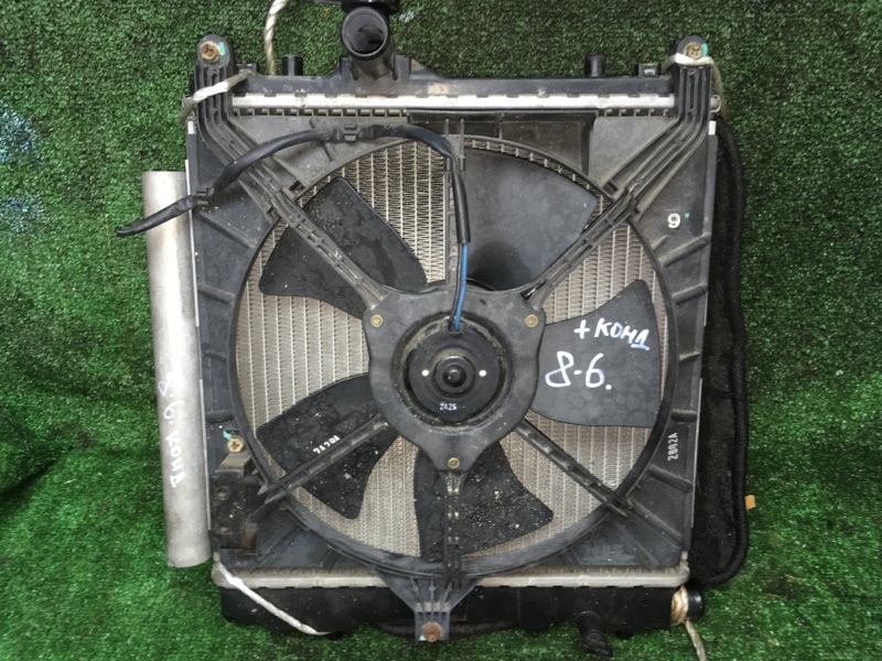 Радиатор двигателя Nissan Moco MF21S K6A