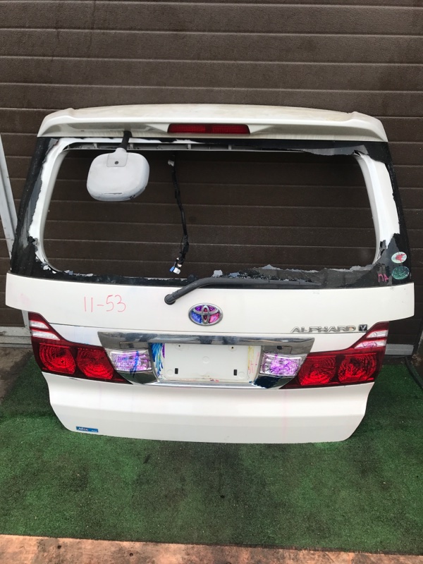 Дверь задняя багажника Toyota Alphard ANH15 2AZ-FE