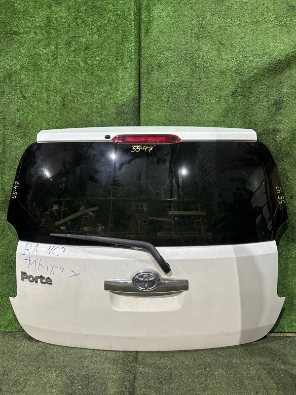 Дверь задняя багажника Toyota Porte NNP10 2NZ-FE 2007