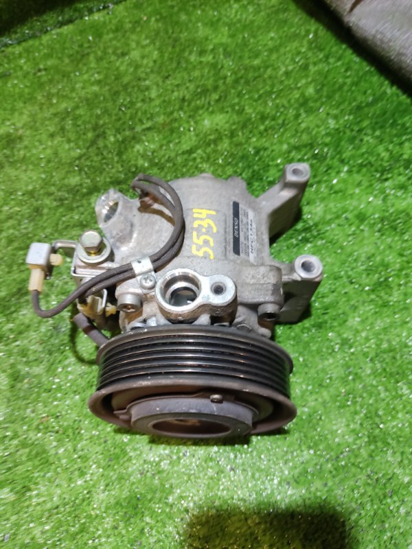 Компрессор кондиционера Toyota Passo KGC10 1KR-FE (б/у)