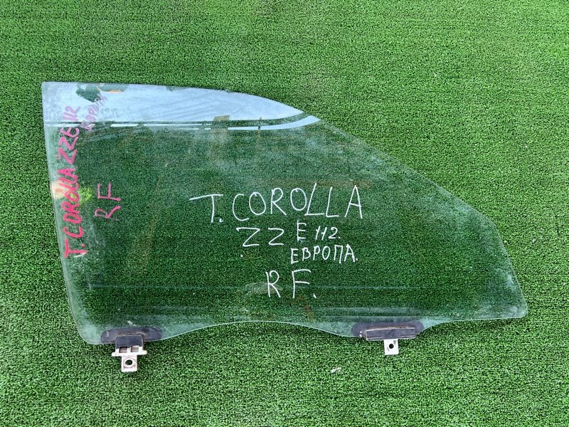 Стекло боковое Toyota Corolla AE-91 переднее правое (б/у)