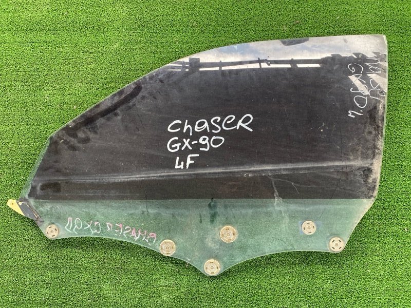 Стекло боковое Toyota Chaser GX90 переднее левое (б/у)