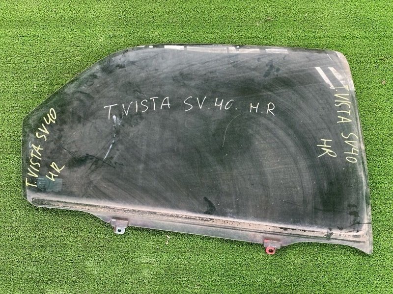 Стекло боковое Toyota Vista SV40 заднее правое (б/у)