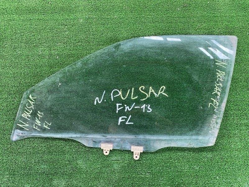 Стекло боковое Nissan Pulsar переднее левое (б/у)
