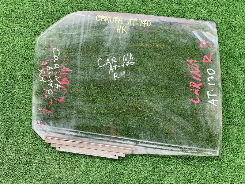 Стекло боковое Toyota Carina AT170 заднее правое (б/у)
