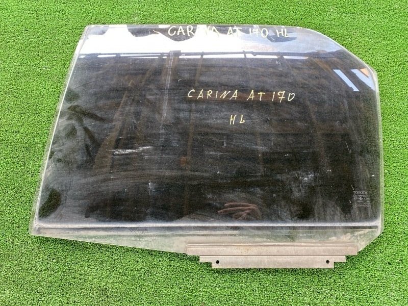 Стекло боковое Toyota Carina AT170 заднее левое (б/у)