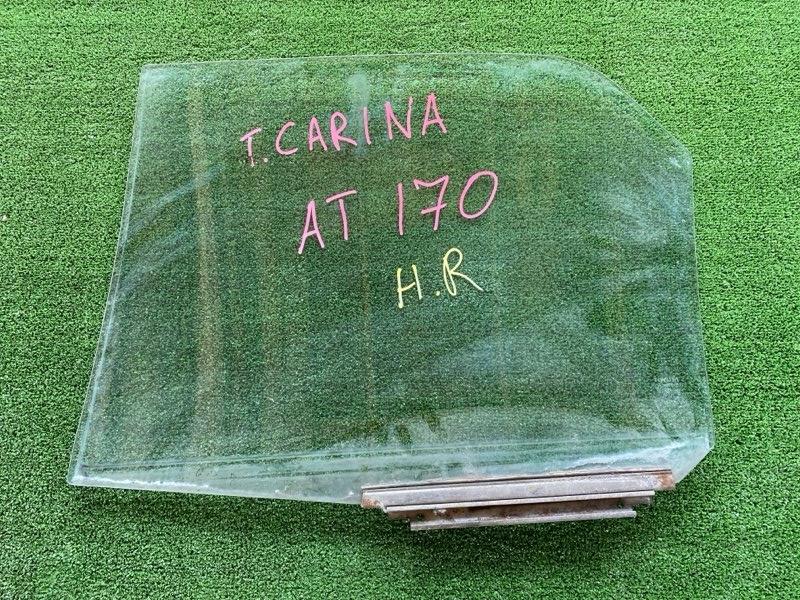 Стекло боковое Toyota Carina AT170 заднее правое (б/у)