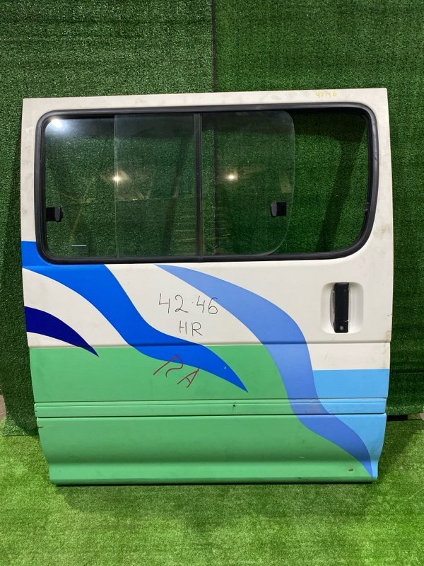 Дверь боковая Toyota Hiace LH178 5L 1999 задняя правая (б/у)