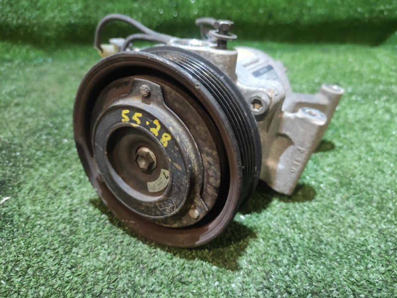 Компрессор кондиционера Toyota Passo KGC35 1KR-FE (б/у)