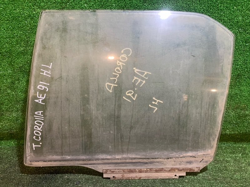 Стекло боковое Toyota Corolla AE91 заднее левое (б/у)