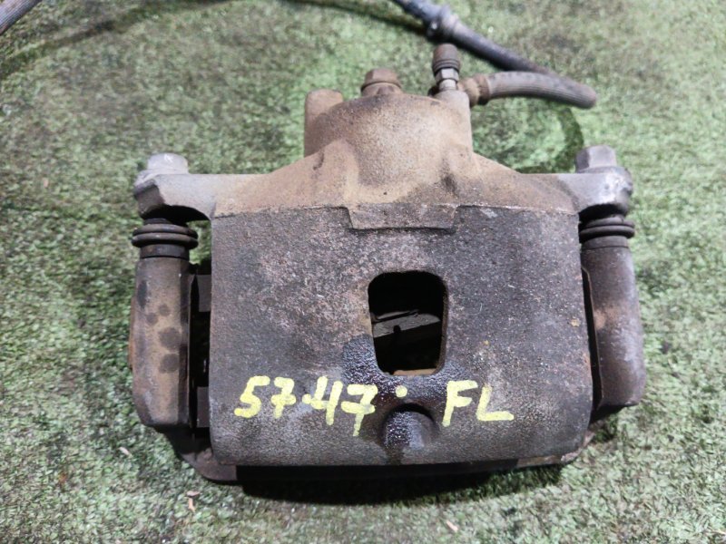 Суппорт Nissan March AK12 CR12DE 2008 передний левый (б/у)