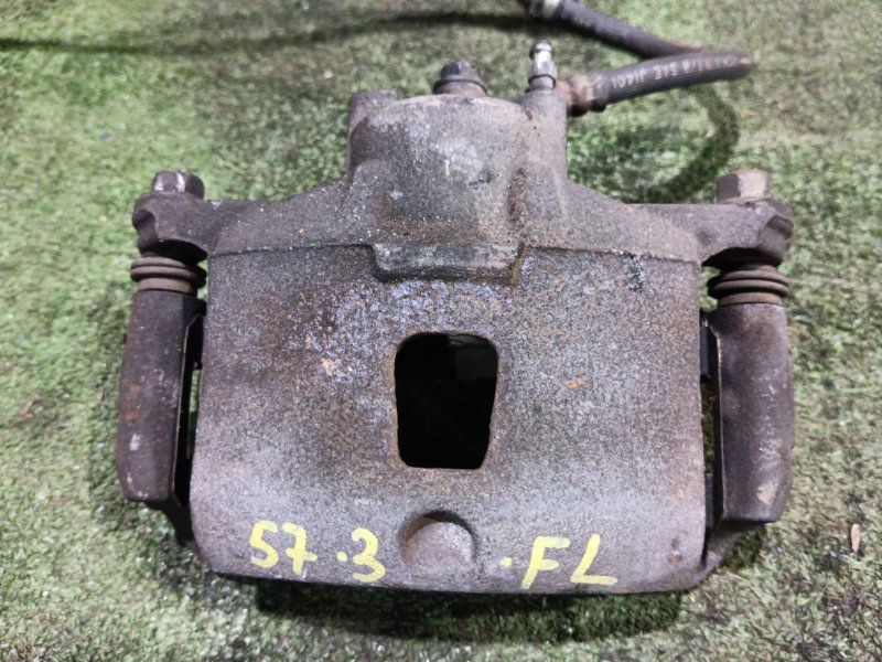 Суппорт Nissan March AK12 CR12DE 2008 передний левый (б/у)