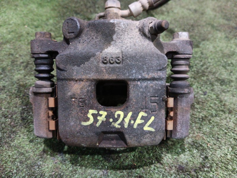 Суппорт Toyota BB QNC25 K3-VE 2008 передний левый (б/у)