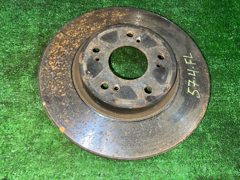 Диск тормозной Honda Vezel RU3 LEB 2015 передний левый (б/у)