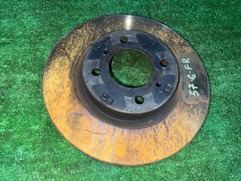 Диск тормозной Mitsubishi Colt Z21A 4A90 2010 передний правый (б/у)