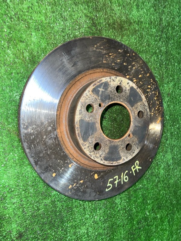 Диск тормозной Subaru Exiga YA4 EJ204 2010 передний правый (б/у)