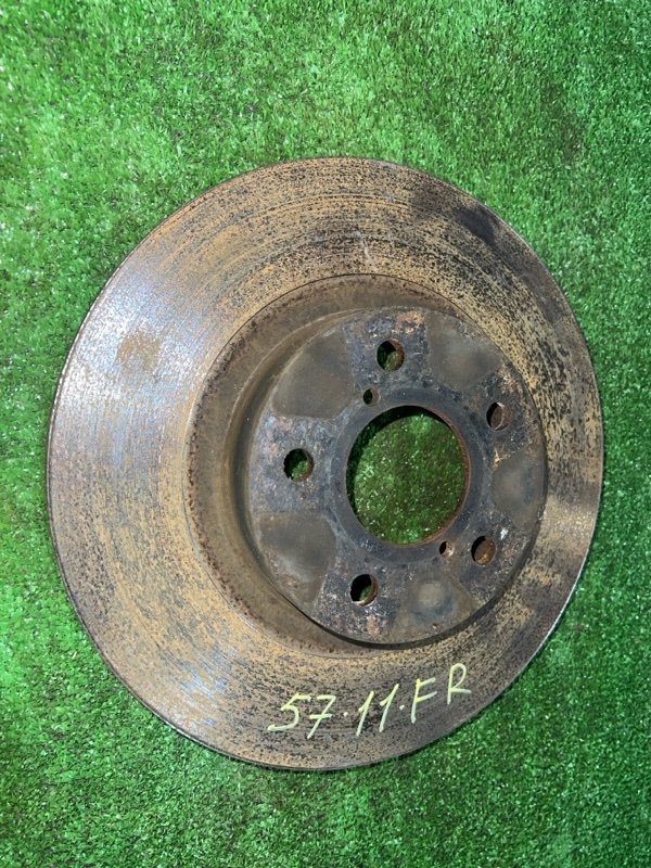 Диск тормозной Subaru Legacy BP5 EJ203 2007 передний правый (б/у)