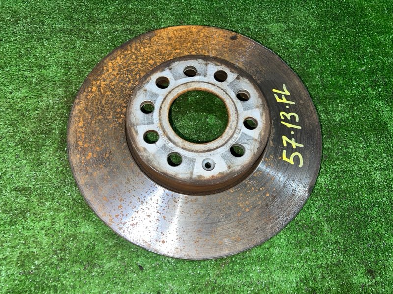 Диск тормозной Volkswagen Golf 5M1 CAX 2008 передний левый (б/у)