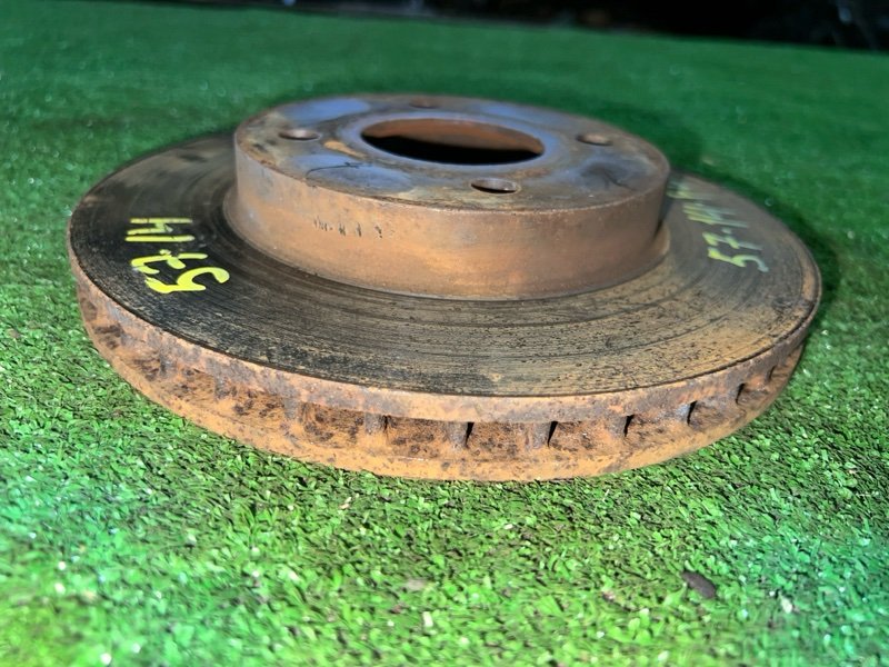 Диск тормозной Nissan March AK12 CR12DE 2006 передний левый (б/у)