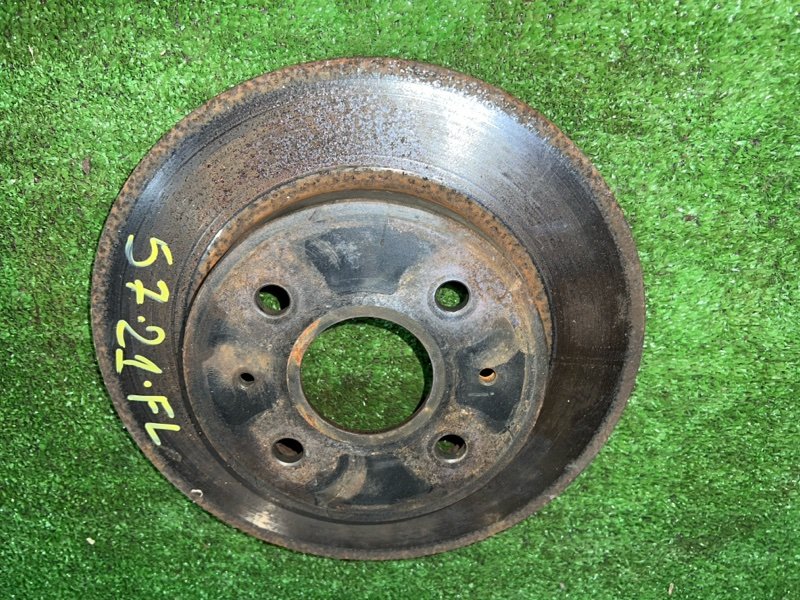 Диск тормозной Toyota BB QNC25 K3-VE 2008 передний левый (б/у)