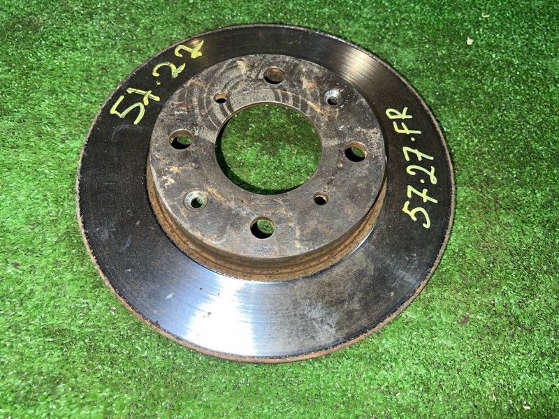 Диск тормозной Honda Fit GD1 L13A 2006 передний правый (б/у)