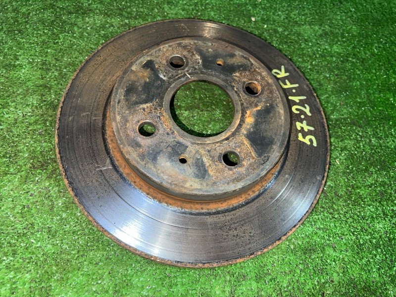 Диск тормозной Toyota BB QNC25 K3-VE 2008 передний правый (б/у)